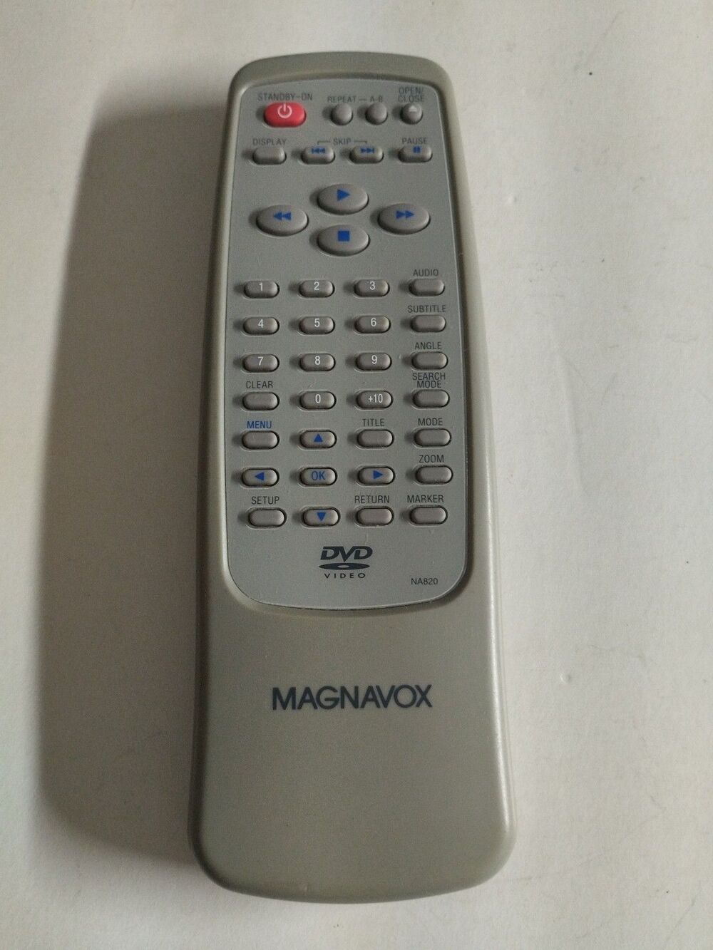 Magnavox NA820 - DVD Remote Control - Tested & Works